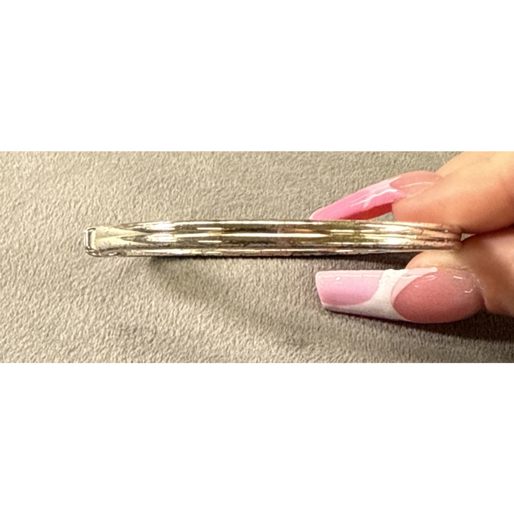 Brighton Silver Slim Bangle Hinged Bracelet Lot of 5 Rhinestones Benefits Chrty - Picture 11 of 16